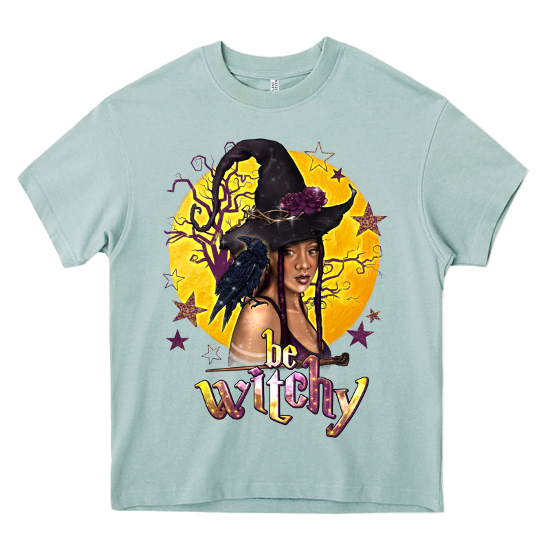 Be Witchy Black Witch Heavy Core Tee by texasbilliewilder | Teevron