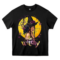 Black Be Witchy Black Witch Heavy Core Tee - texasbilliewilder