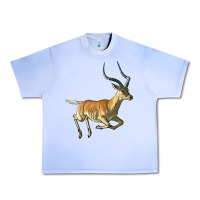 Grape Ice Impala Antelope Illustrations Urban Heavy Tee - LillyAllenDesigns