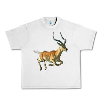 Lunar Rock Impala Antelope Illustrations Urban Heavy Tee - LillyAllenDesigns
