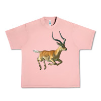 Salmon Impala Antelope Illustrations Urban Heavy Tee - LillyAllenDesigns