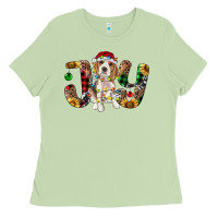 Matcha beagle christmas joy Ladies Tee - RanaPortraitStore