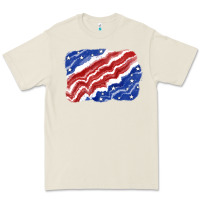 Bone Patriotic tie dye background 4th of july Premium Tee - CowGirlArtShop