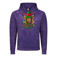 Cloud Purple i'm freakin freezin christmas long haired cow Vintage Hoodie - Jasminsmagicworld