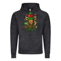 Vintage Black i'm freakin freezin christmas long haired cow Vintage Hoodie - Jasminsmagicworld