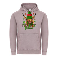 Vintage Zinc i'm freakin freezin christmas long haired cow Vintage Hoodie - Jasminsmagicworld