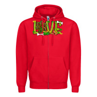 Red St. Patrick's Day love dog paw Zipper Hoodie - BundleAndBundleShop