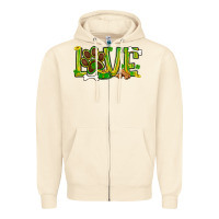 Sandshell St. Patrick's Day love dog paw Zipper Hoodie - BundleAndBundleShop