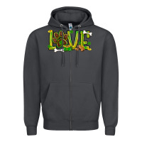 Smoke St. Patrick's Day love dog paw Zipper Hoodie - BundleAndBundleShop