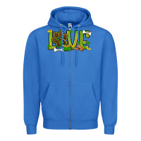 True Royal St. Patrick's Day love dog paw Zipper Hoodie - BundleAndBundleShop