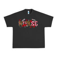 Pigment Black valentines day nurse Urban Heavy Tee - NancyCooperArtShop
