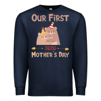 Navy Our First Mother's Day Premium Sweatshirt - Bettercallsaul