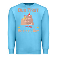 Ocean Blue Our First Mother's Day Premium Sweatshirt - Bettercallsaul