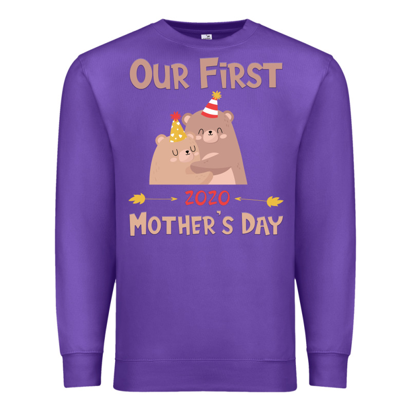 Our First Mother's Day Premium Sweatshirt by Bettercallsaul | Teevron