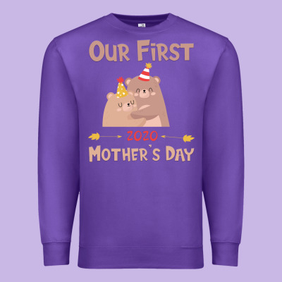 Our First Mother's Day Premium Sweatshirt Designed By Bettercallsaul