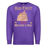 Purple Our First Mother's Day Premium Sweatshirt - Bettercallsaul