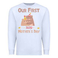 White Our First Mother's Day Premium Sweatshirt - Bettercallsaul