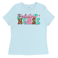 Baby Blue pediatric nurse Ladies Tee - texasbilliewilder