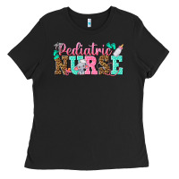Black pediatric nurse Ladies Tee - texasbilliewilder