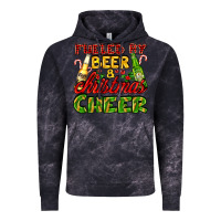 Cloud Black fueled by beer and christmas cheer with beer bottles Vintage Hoodie - AdoDesignShop