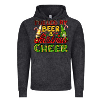 Vintage Black fueled by beer and christmas cheer with beer bottles Vintage Hoodie - AdoDesignShop