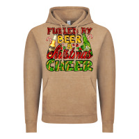 Vintage Coffee fueled by beer and christmas cheer with beer bottles Vintage Hoodie - AdoDesignShop