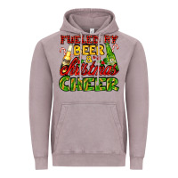 Vintage Zinc fueled by beer and christmas cheer with beer bottles Vintage Hoodie - AdoDesignShop
