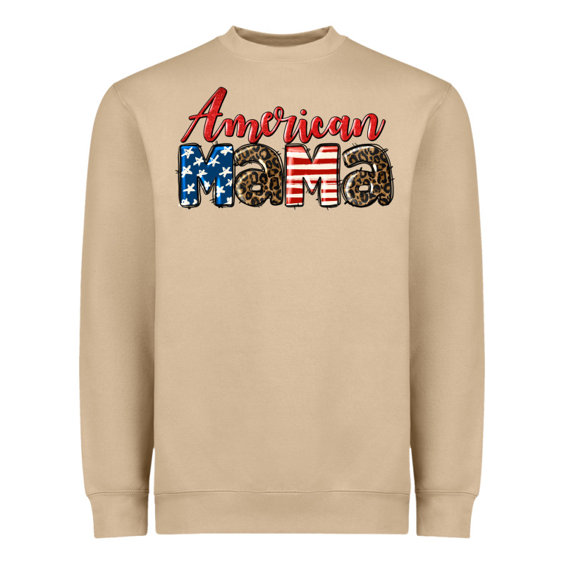 Western American Mama Heavyweight Sweatshirt by LillyAllenDesigns | Teevron