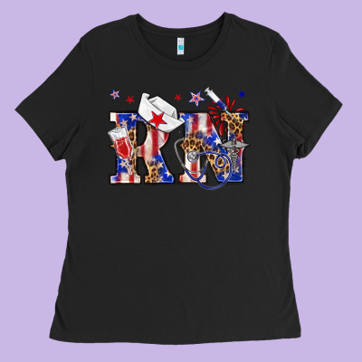 Rn Registered Nurse Billie Wilder Ladies Tee Designed By Texasbilliewilder