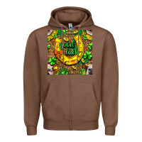 Chestnut St. Patricks good luck with cow digital paper Zipper Hoodie - BundleAndBundleShop