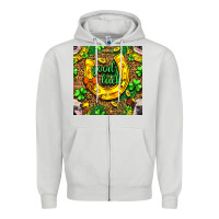 Dove Grey St. Patricks good luck with cow digital paper Zipper Hoodie - BundleAndBundleShop