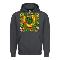 Smoke St. Patricks good luck with cow digital paper Zipper Hoodie - BundleAndBundleShop