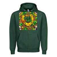 Sports Green St. Patricks good luck with cow digital paper Zipper Hoodie - BundleAndBundleShop