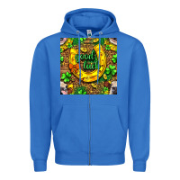 True Royal St. Patricks good luck with cow digital paper Zipper Hoodie - BundleAndBundleShop
