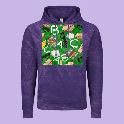English Class Seamless Pattern Vintage Hoodie Designed By Bundleandbundleshop