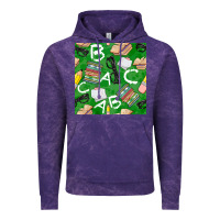 Cloud Purple english class seamless pattern Vintage Hoodie - BundleAndBundleShop