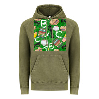 Vintage Olive english class seamless pattern Vintage Hoodie - BundleAndBundleShop