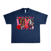 Navy valentines day love nurse Urban Heavy Tee - NancyCooperArtShop