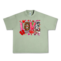Oil Green valentines day love nurse Urban Heavy Tee - NancyCooperArtShop
