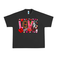 Pigment Black valentines day love nurse Urban Heavy Tee - NancyCooperArtShop