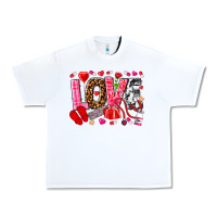 White valentines day love nurse Urban Heavy Tee - NancyCooperArtShop