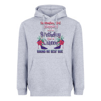 Heather Grey Womens September Girl Stepping Into My Birthday Heavyweight Hoodie - Bettercallsaul