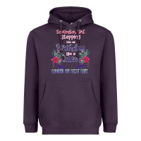 Plum Womens September Girl Stepping Into My Birthday Heavyweight Hoodie - Bettercallsaul