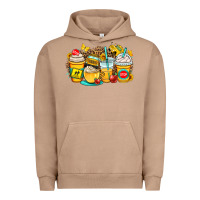Pigment Burro school bus coffee cups Urban Hoodie - OliviaCreatesArt