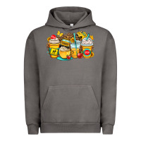 Pigment Tornado school bus coffee cups Urban Hoodie - OliviaCreatesArt