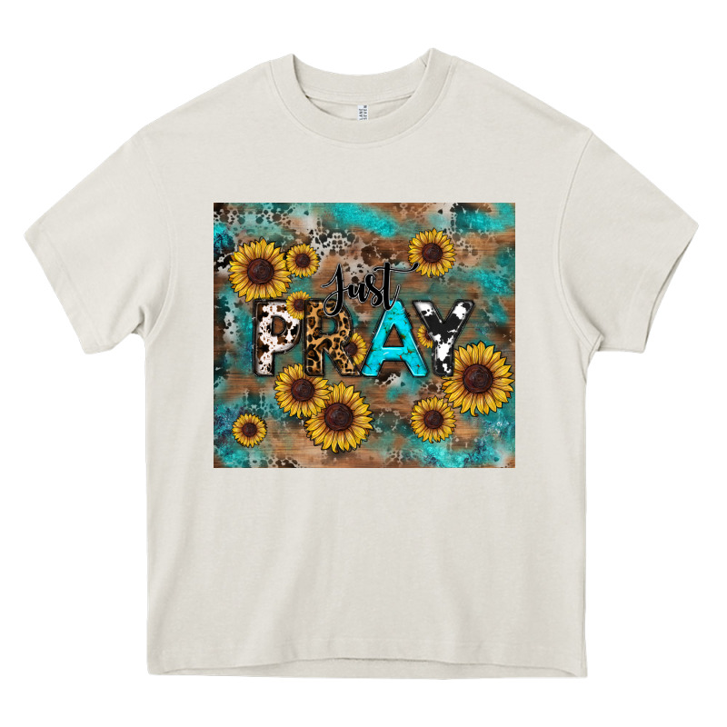 Just Pray Tumbler Heavy Core Tee by RanaPortraitStore | Teevron