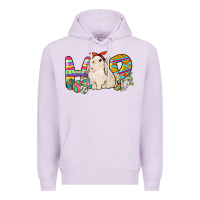 Lilac Hop rabbit Premium Hoodie - NancyCooperArtShop