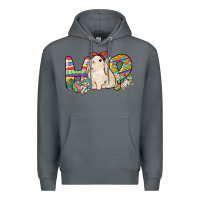 Rock Hop rabbit Premium Hoodie - NancyCooperArtShop