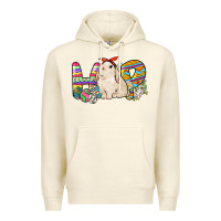 Sandshell Hop rabbit Premium Hoodie - NancyCooperArtShop