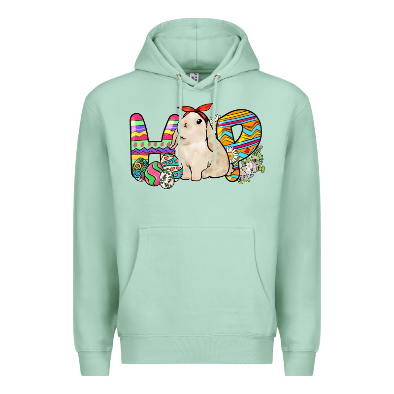 Hop Rabbit Premium Hoodie by NancyCooperArtShop | Teevron